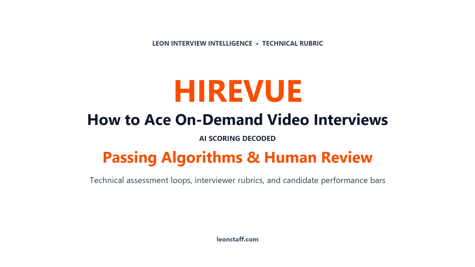 How to Ace Your HireVue Interview (and Actually Beat the AI Algorithm ...