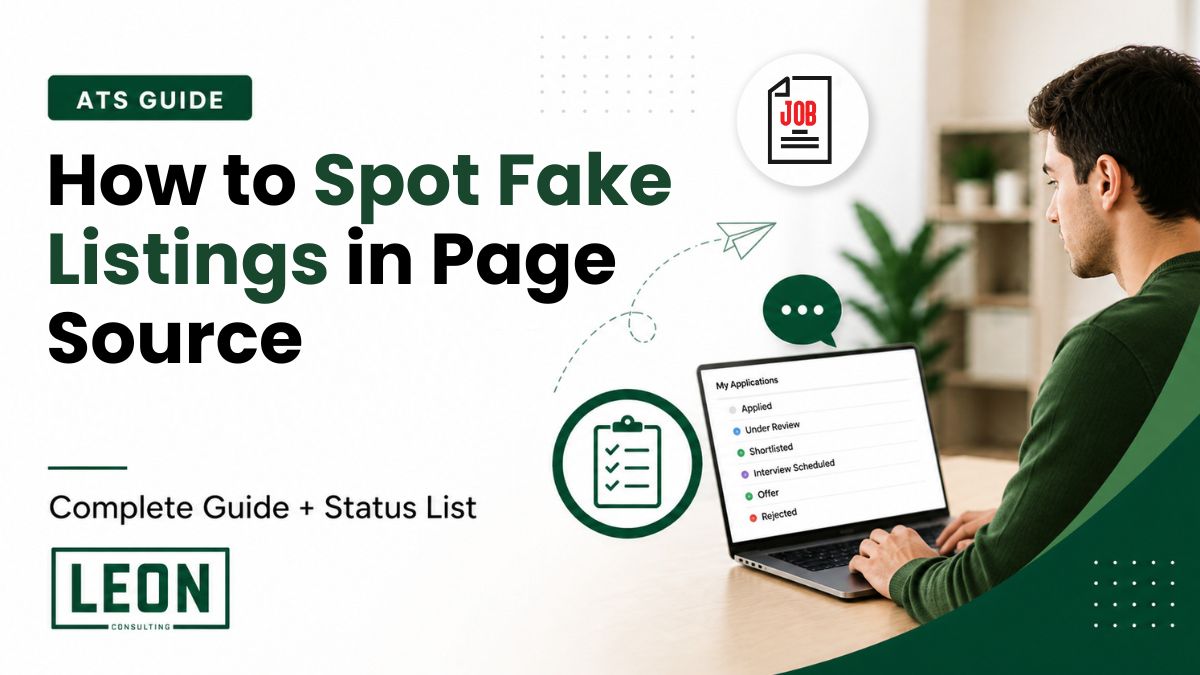 Ghost Jobs Detected: How to Spot Fake Listings in Page Source (2026)