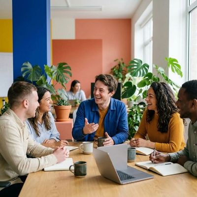 Leon Consulting talent agents and technical recruiters collaborating in modern studio