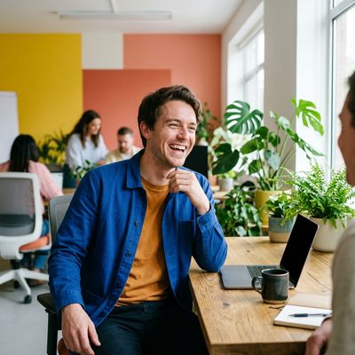Senior engineer represented by Leon Consulting in modern tech studio